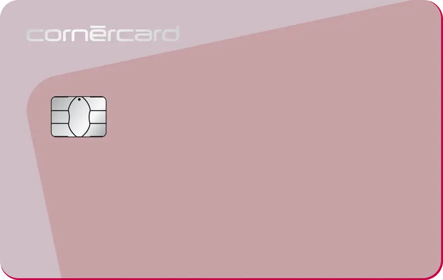 Cornèrcard Gold en design Rosé Gold